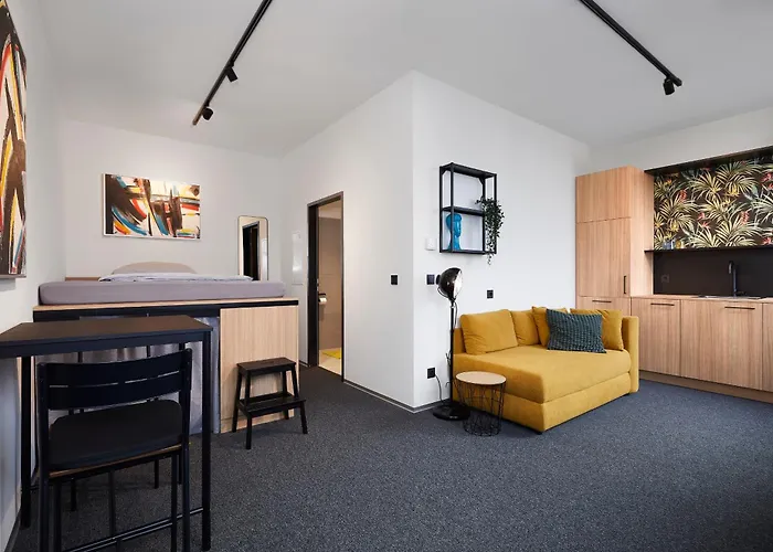 Miniloft Leonding - 24h Self-check-in - Free Parking Lägenhet *