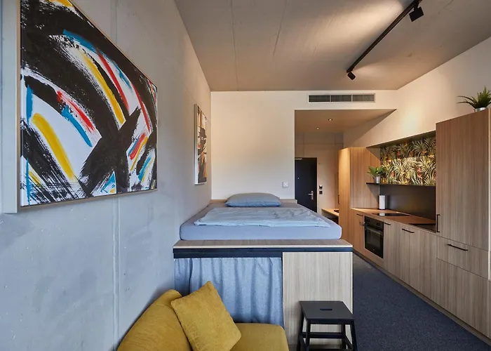 Miniloft Leonding - 24h Self-check-in - Free Parking Апартаменти *